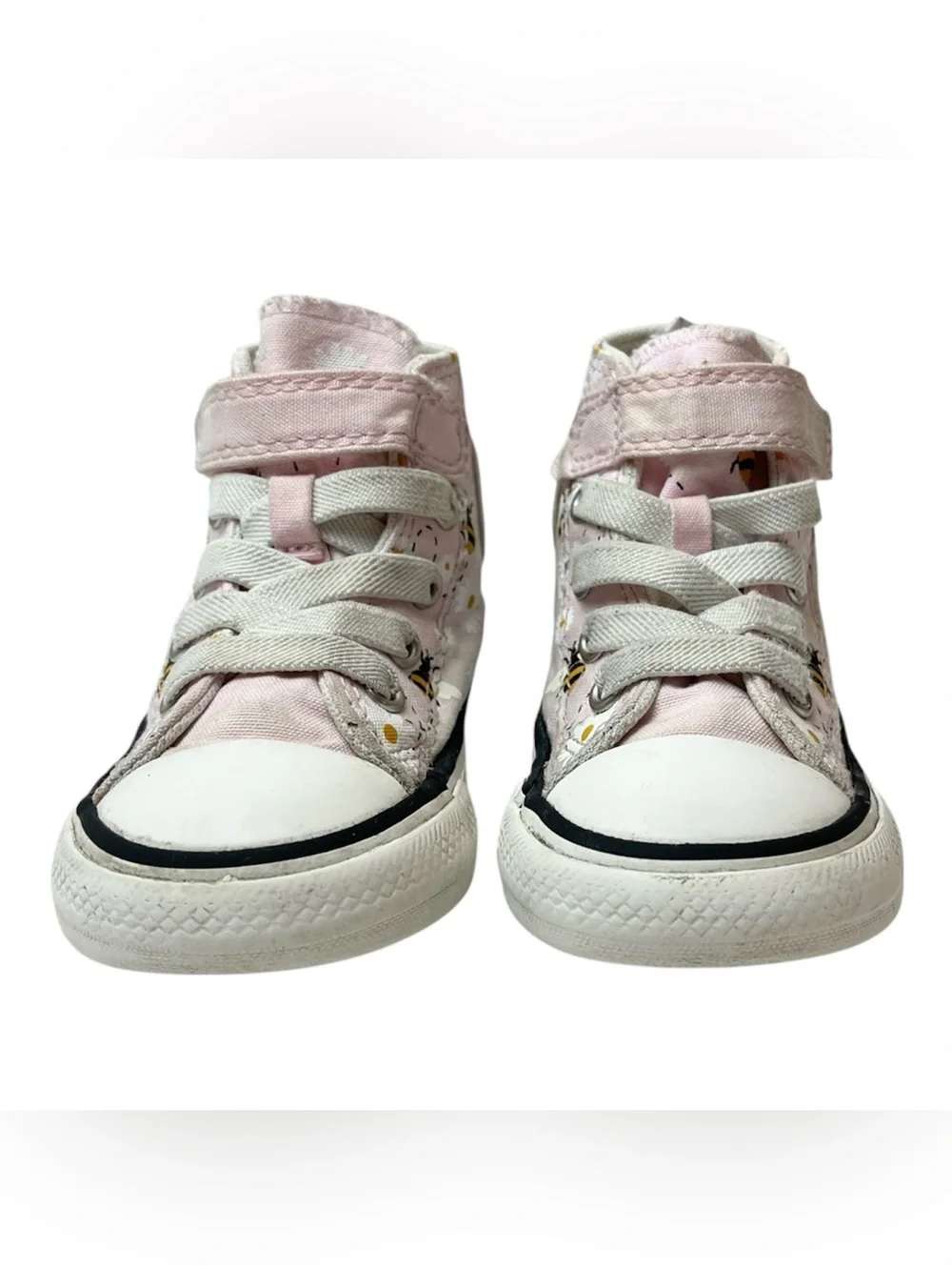 Converse Toddler Chuck Taylor All Star 1V High Top 'Bees' Sneakers Size 5